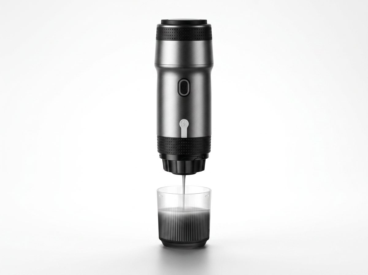 ICARE Cafetera portátil 3 en 1 con batería 7500 mAh
