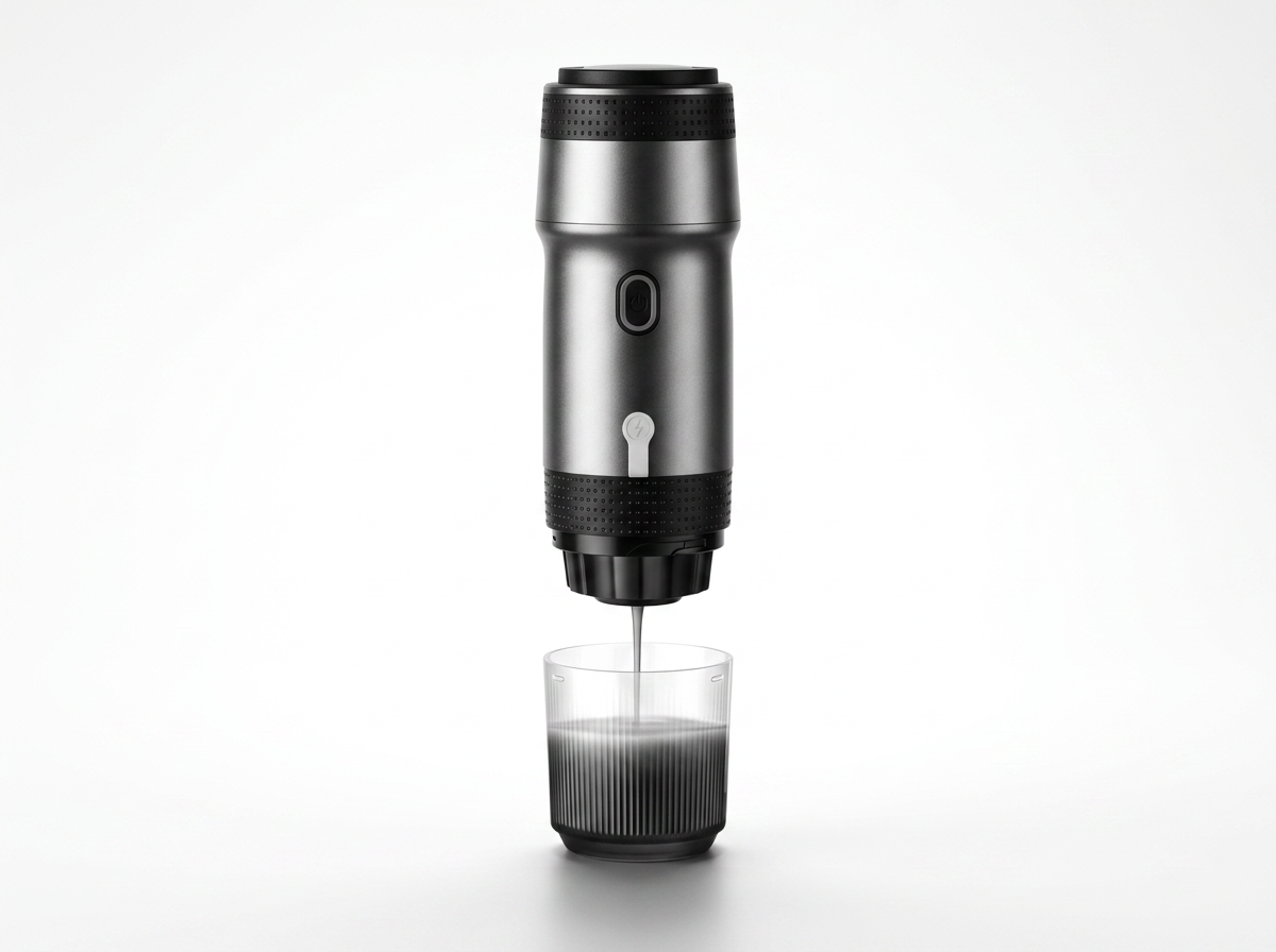 ICARE Cafetera portátil 3 en 1 con batería 7500 mAh
