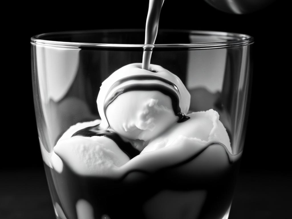 Affogato al caffè