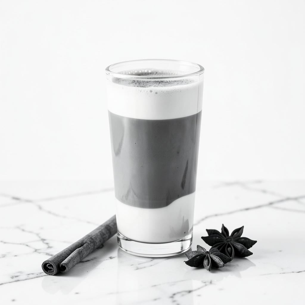 Latte de vainilla y canela